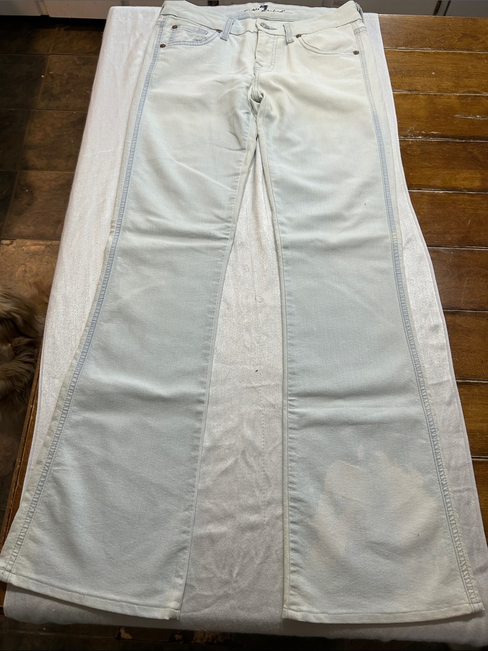 7 For All Mankind Acid Wash “A” Pocket Jeans size 26